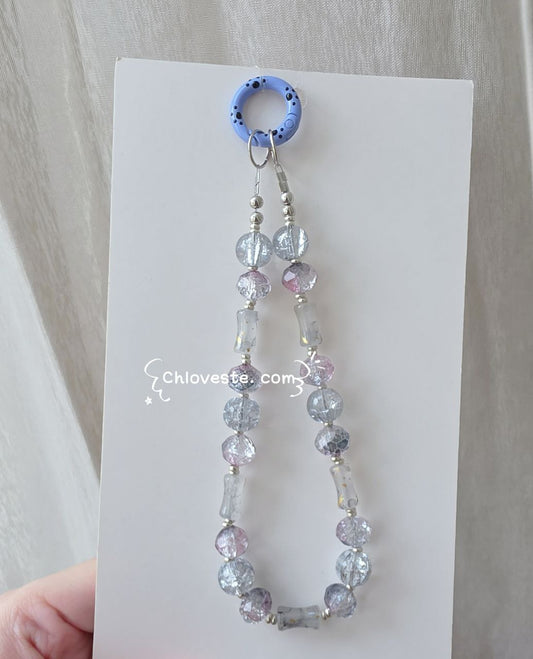 SHW phone strap ( purple + blue theme )