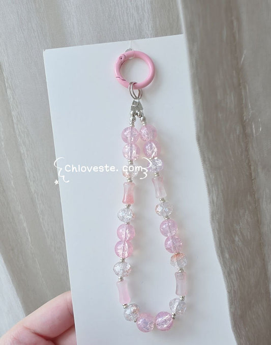 SHW phone strap ( pink theme )