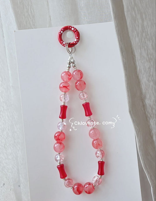 SHW phone strap ( red theme )