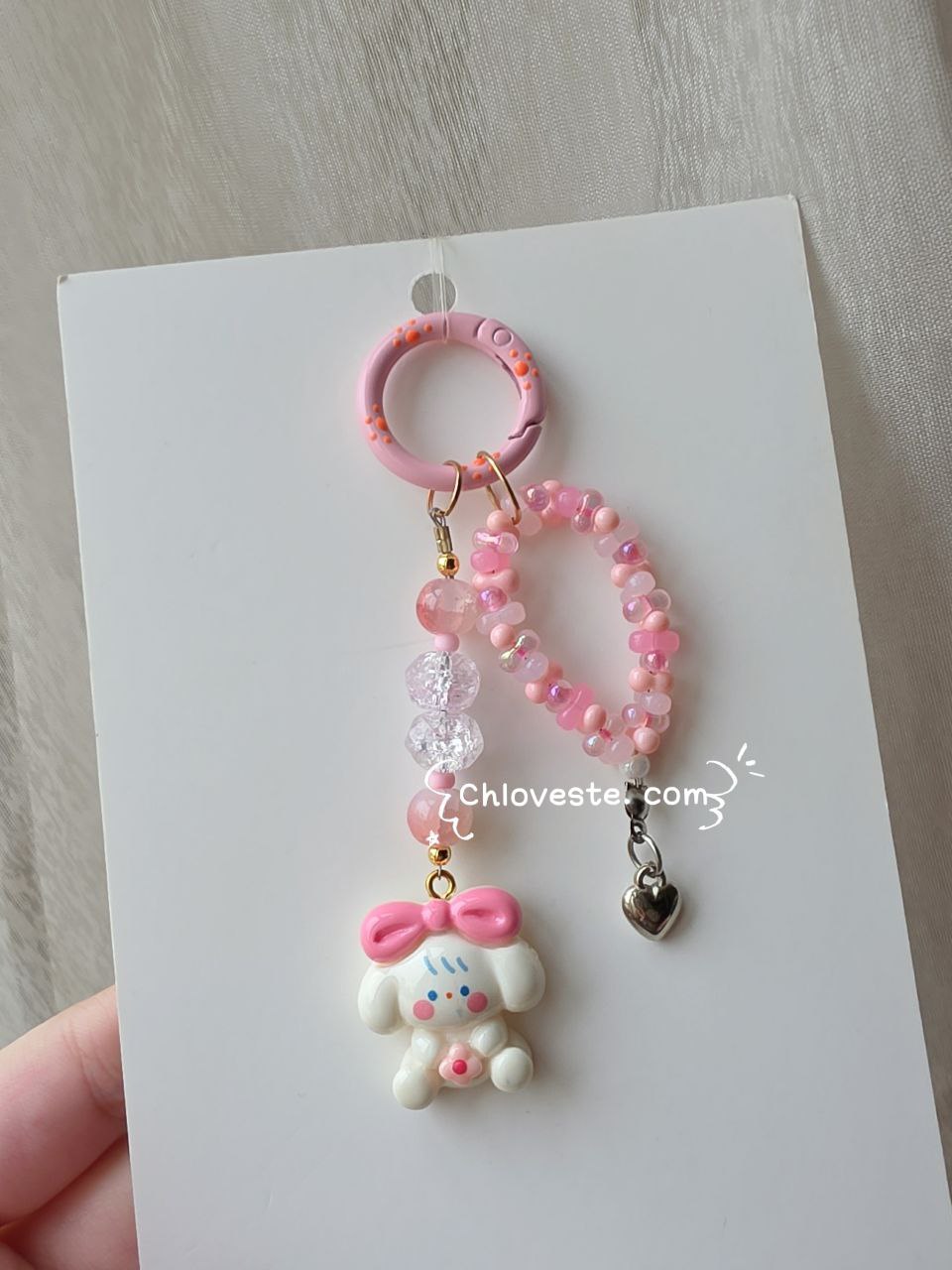 GHW bunny keychain
