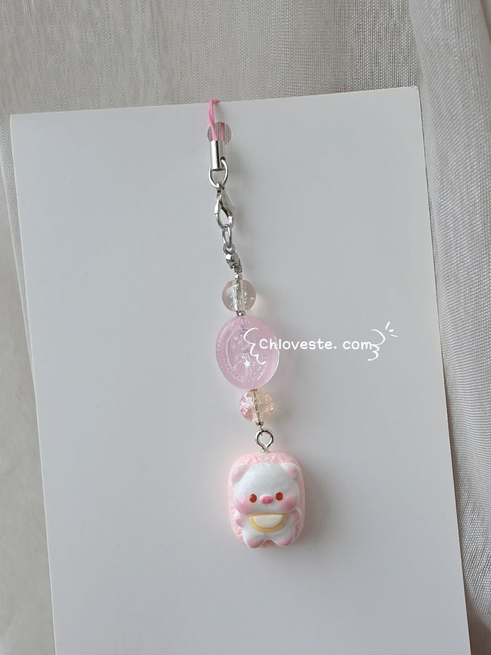 SHW piggy keychain