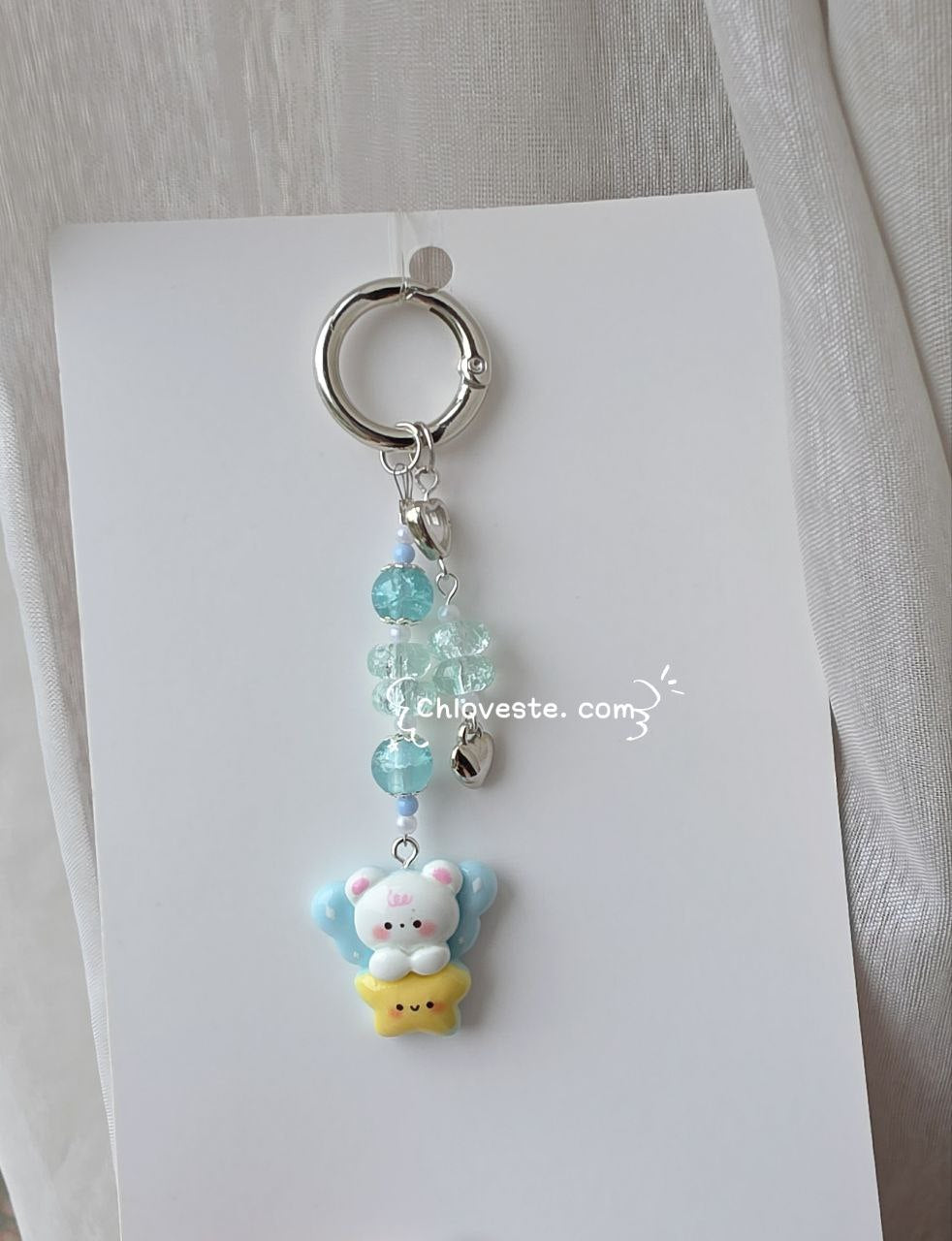 SHW night time bunny keychain