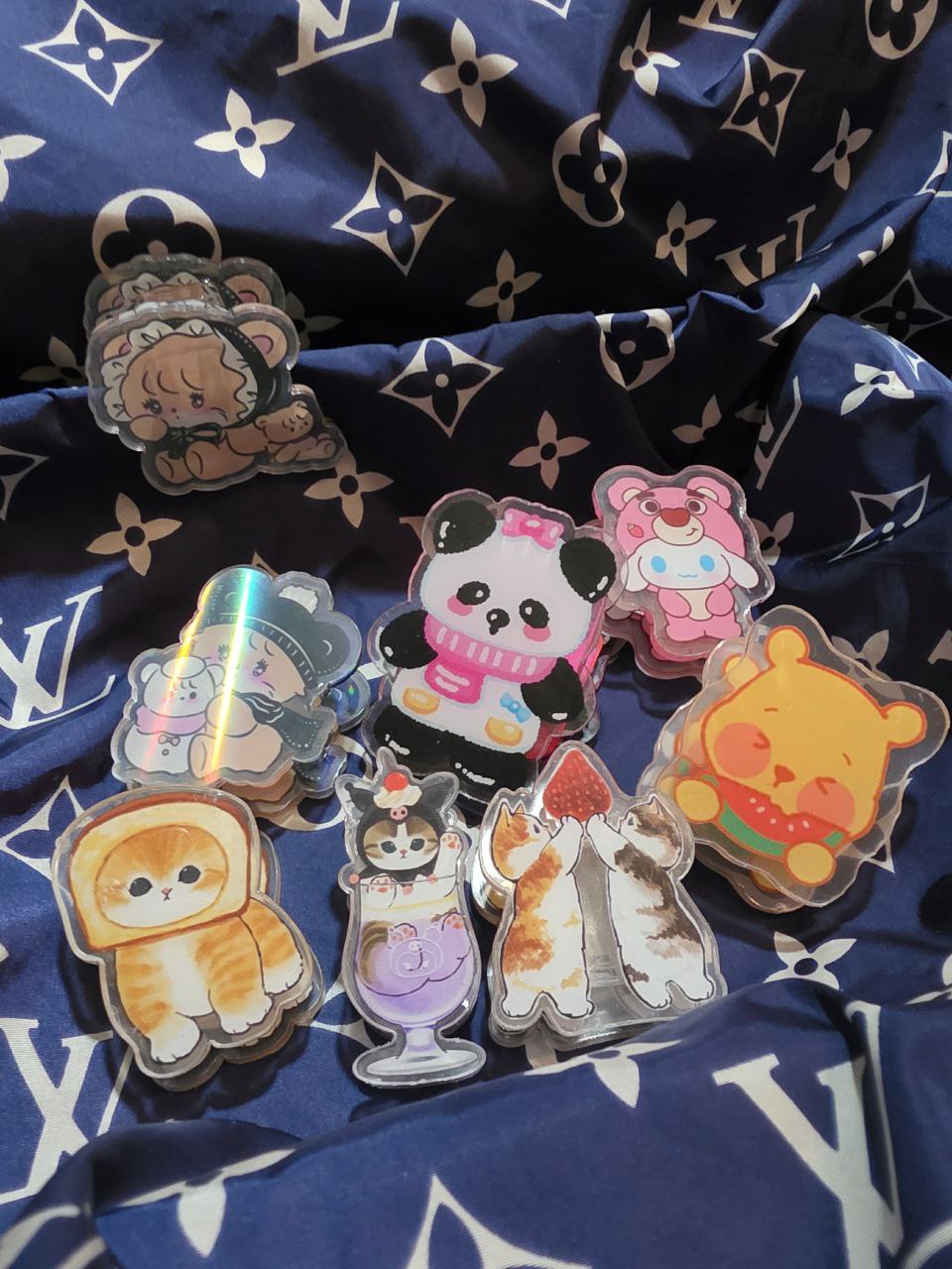 Acrylic clips