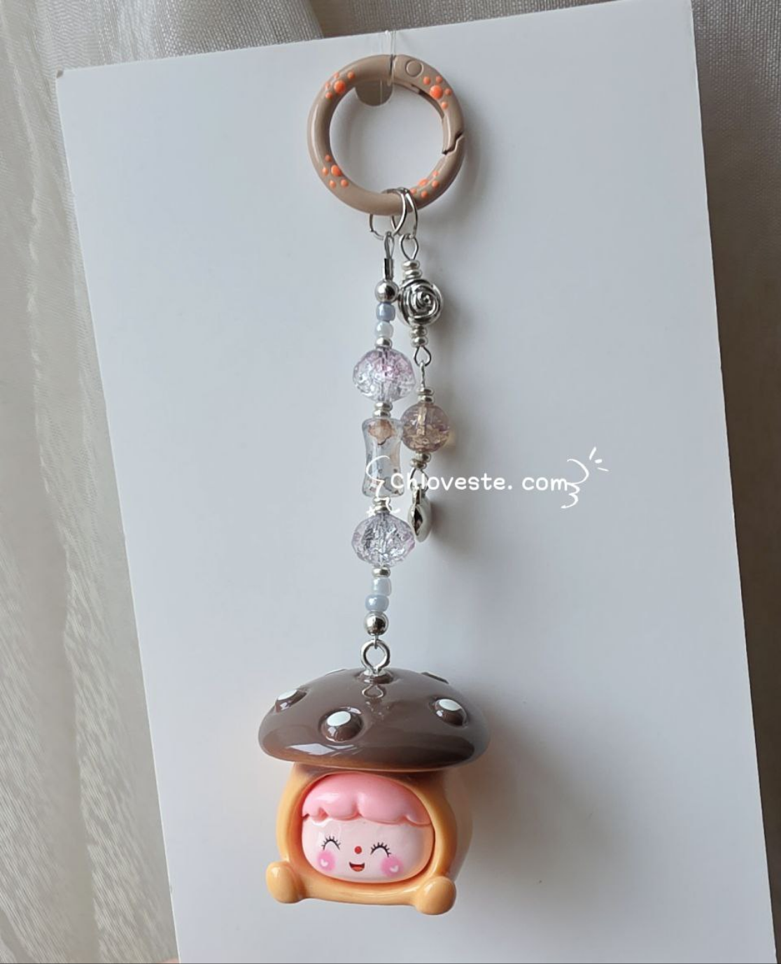 SHW mushroom girl keychain