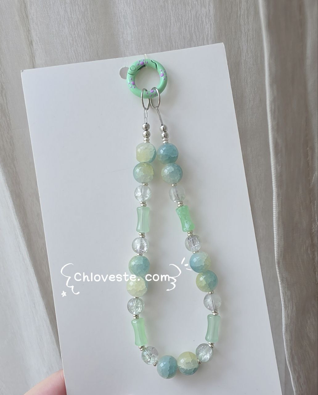 SHW phone strap ( green theme )